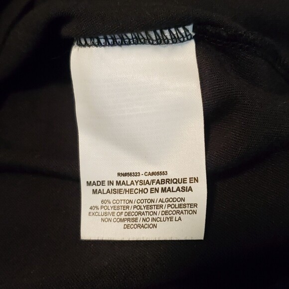 Women's Nike Just Do It Dri-Fit Short Sleeve T-Shirt V-Neck Black L Athletic Cut - Picture 8 of 9